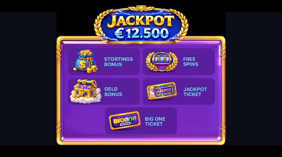 De Grand Jackpot: €12.500 Cash