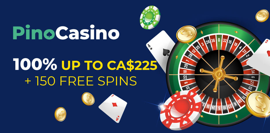 Pino Casino Canada Review - 150 Free Spins + C$225 Bonus