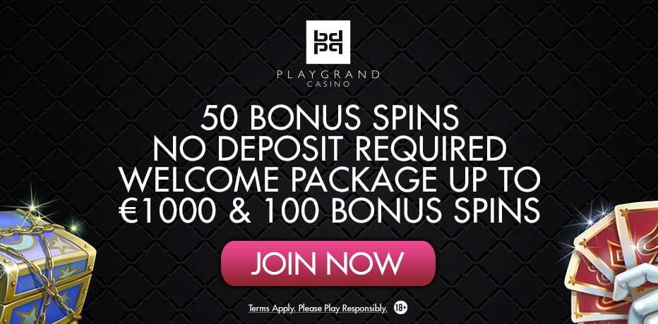 Playgrand Casino 50 Free Spins