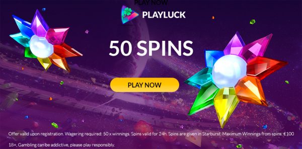 50 free spins starburst no deposit 2018