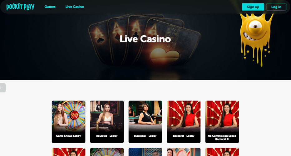 Pocket Play Live Casino Canada