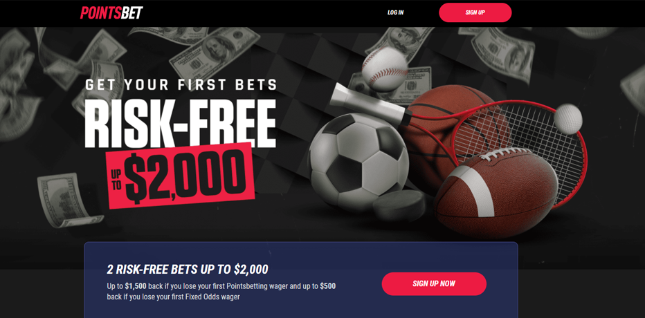 PointsBet Sportsbook Promo Code for $2000 in Risk-Free Bets
