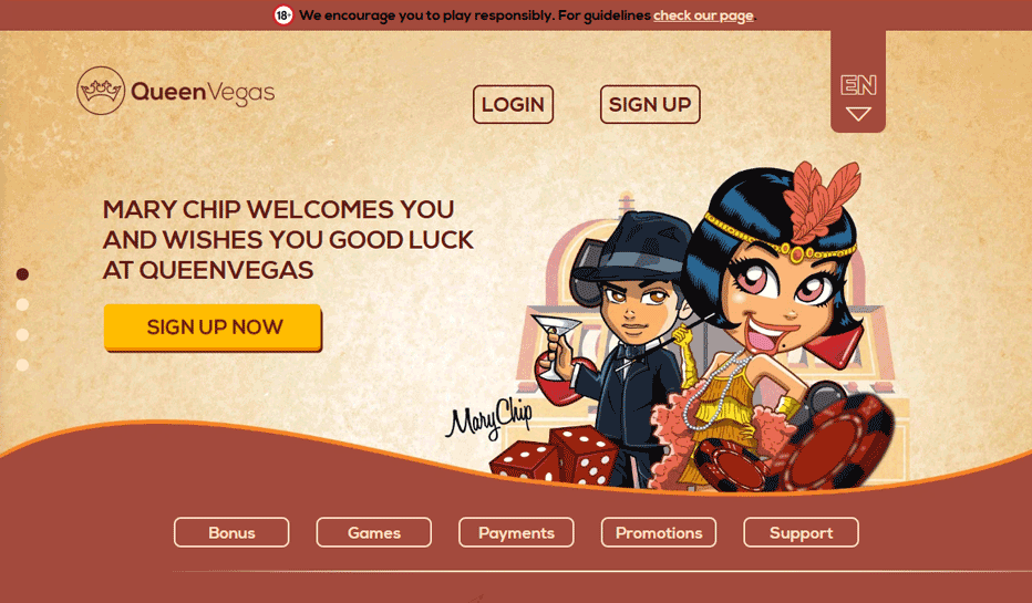 Queen Vegas online casino Queen Vegas online casino