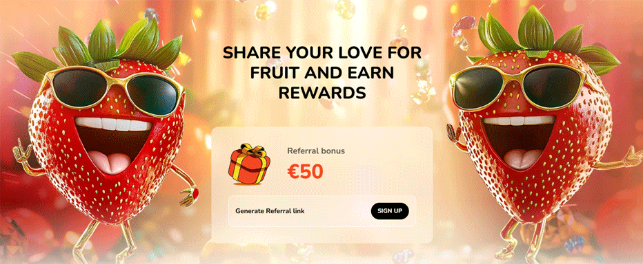 FatFruit refer a friend scheme – earn €50 per referral