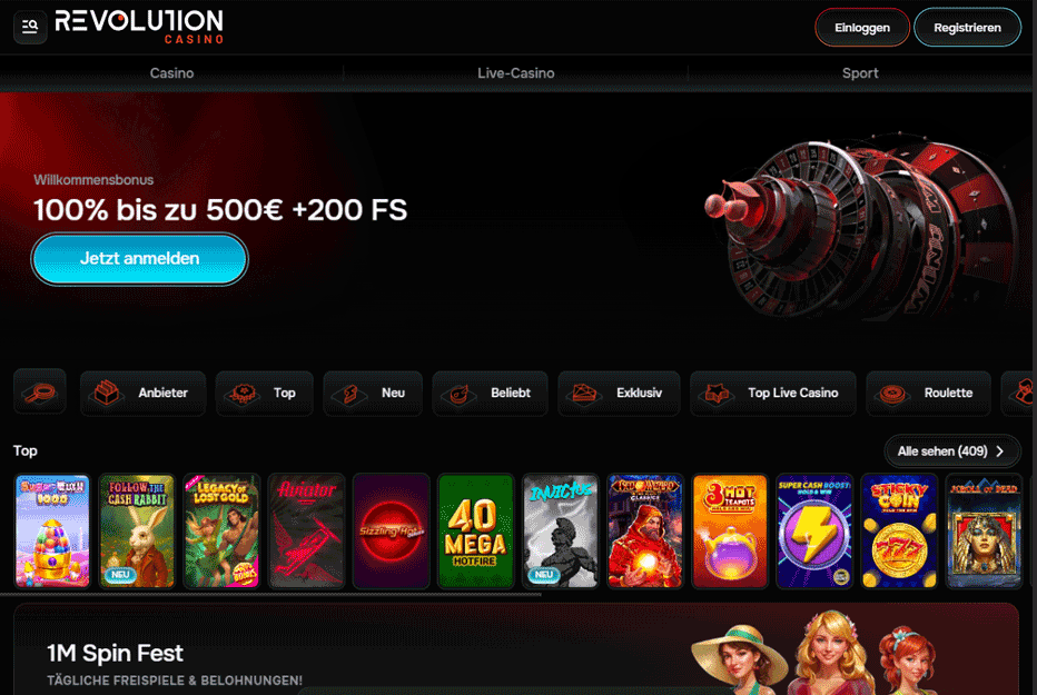 Revolution Casino Bewertung – lohnt es sich, dieses Online-Casino auszuprobieren? Revolution Casino Bewertung – lohnt es sich, dieses Online-Casino auszuprobieren?