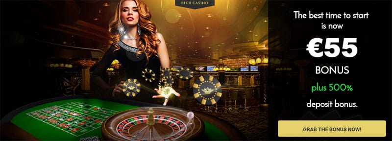 Rich Casino innskuddsbonus