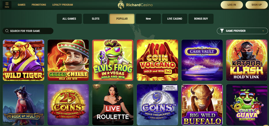 richard casino slots