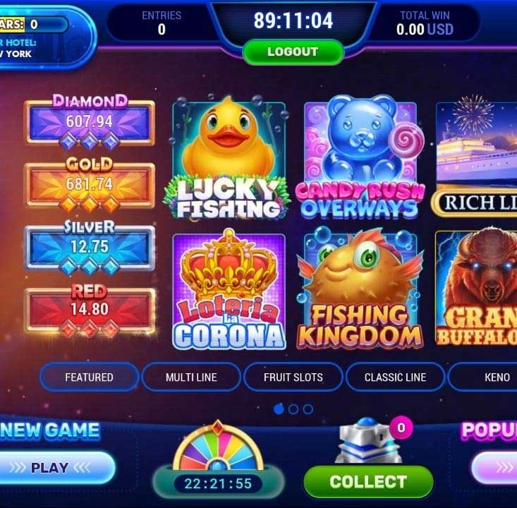 Games at Riversweeps Sweeps Casino