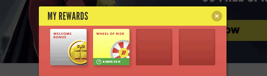 rizk Wheel of Rizk Bonus ohne Einzahlung