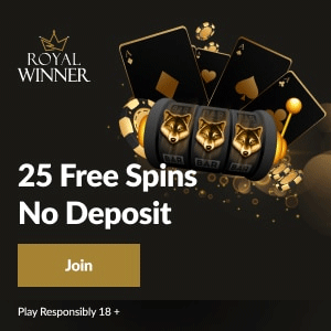 Royal Winner No Deposit Bonus - 25 Free Spins