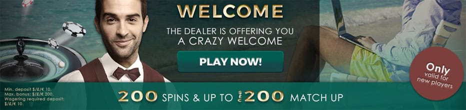 Rubbellose Dealer Casino