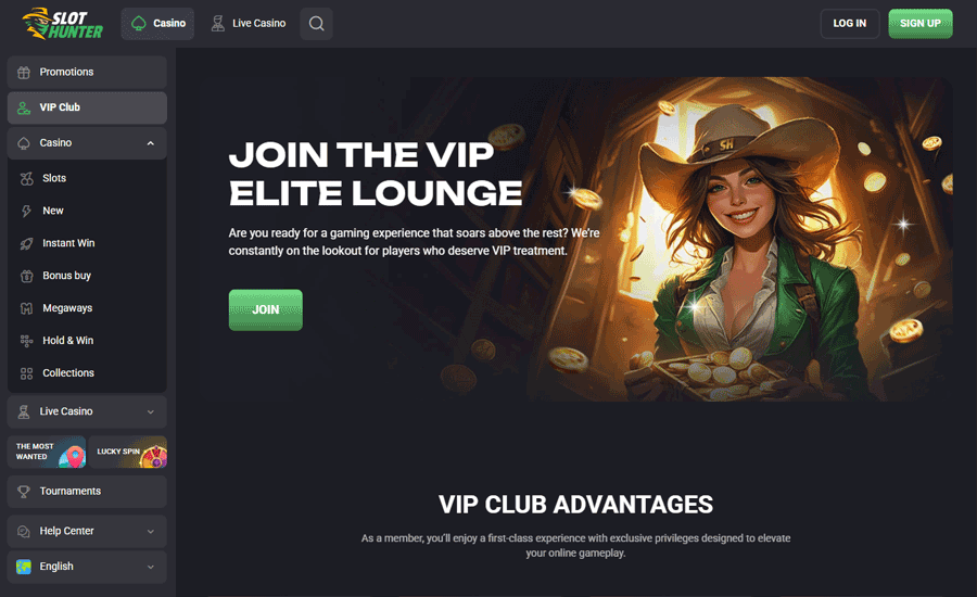 SlotHunter VIP Club