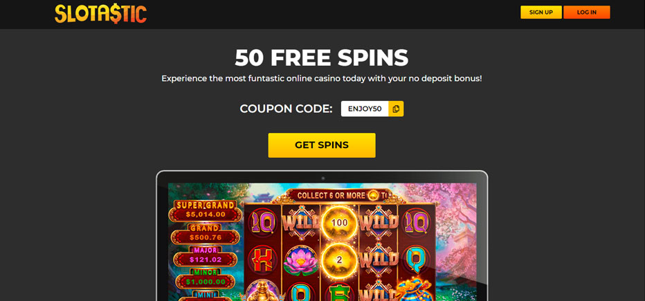 Slotastic 50 Free Spins No Deposit – No Deposit Bonus Code ‘’ENJOY50’’