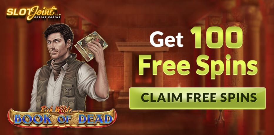 100 Book of Dead Free Spins at SlotJoint