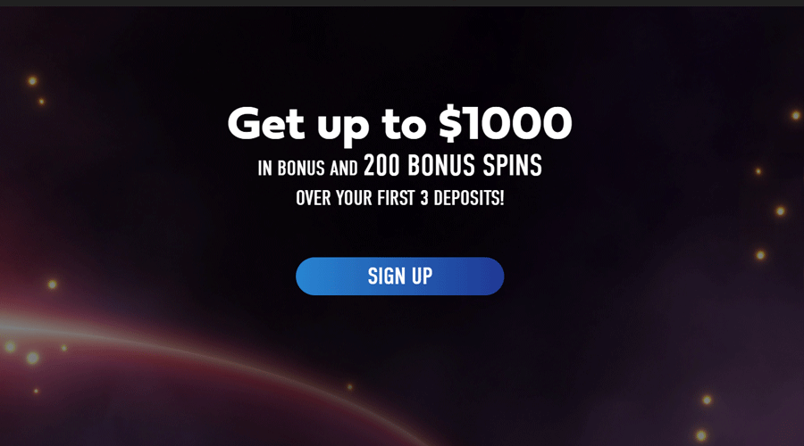 Slotnite Casino Bonus - Claim up $1000 in deposit bonuses and 200 bonus spins