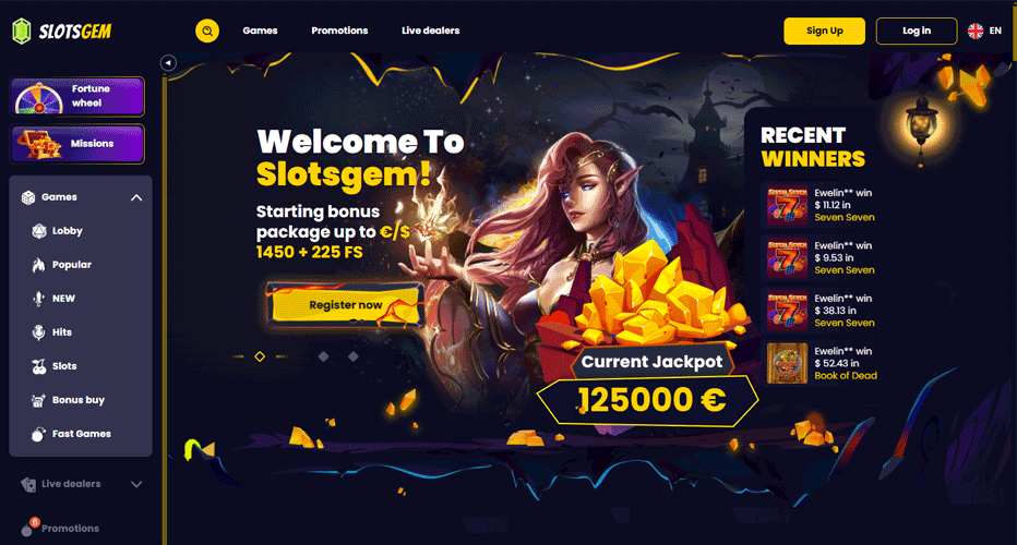 SlotsGem casino review – is this new online casino worth a go?