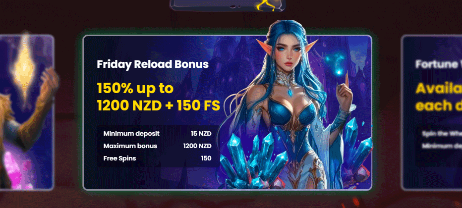 SlotsGem Friday reload bonus – get a 150% match up and 150 free spins