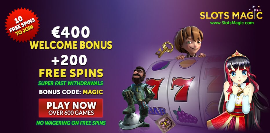 SlotsMagic bonus – Få 200 Freespins och upp till €400 i bonus