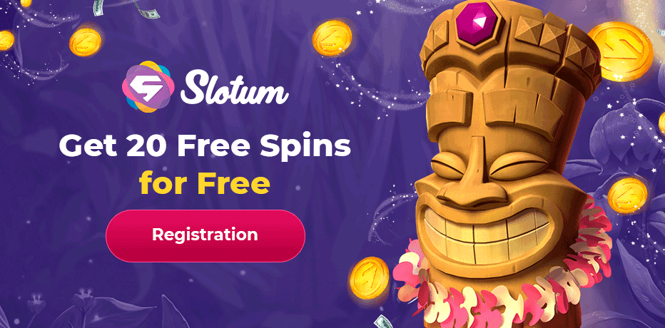 slotum bonus 20 spinów bez depozytu
