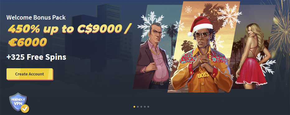 snatch casino welcome offer canada - $9000 bonus and 325 free spins