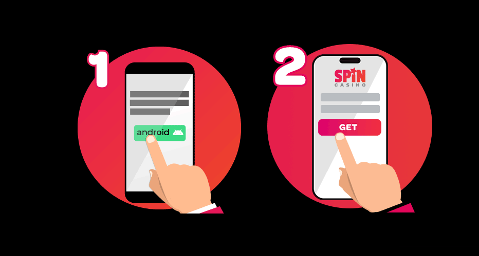 Spin Casino mobile app - play from anywhere at any time!