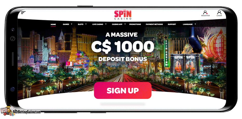 Spin Casino $1,000 Welcome Package