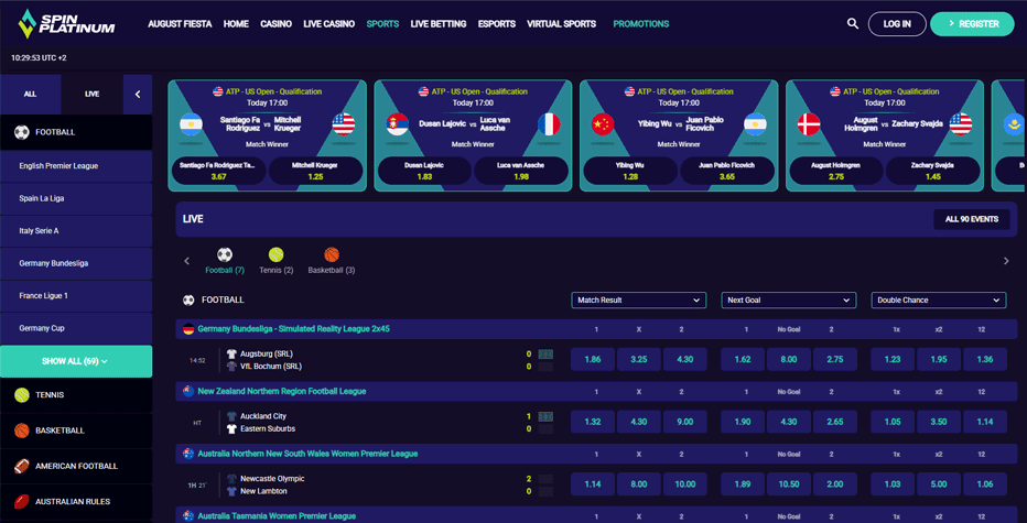 Spin Platinum sportsbook Spin Platinum sportsbook