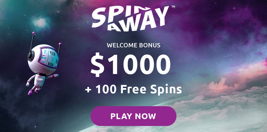 SpinAway Casino; Claim NZ$1000,- + 100 Free Spins