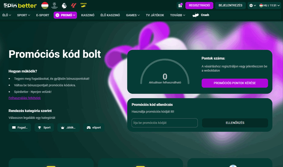 A promóciós kód bolt – szerezz még több jutalmat!