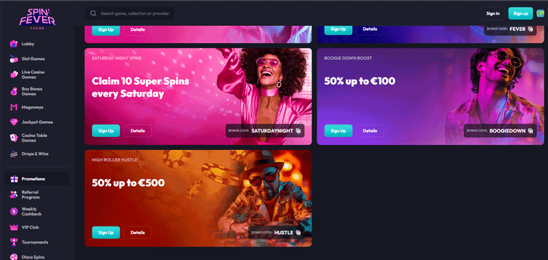 SpinFever bonus codes SpinFever bonus codes