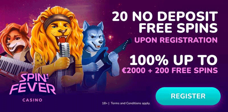 SpinFever no deposit bonus - 20 free spins on registration SpinFever no deposit bonus - 20 free spins on registration