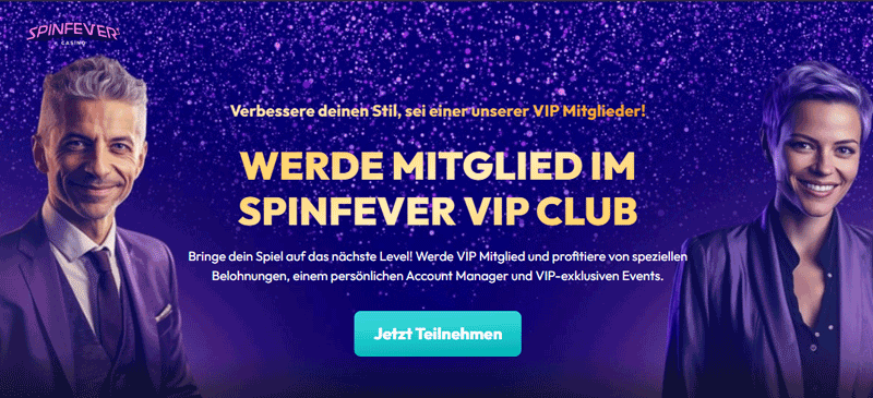 SpinFever VIP-Programm – Belohnungen für echte Treue