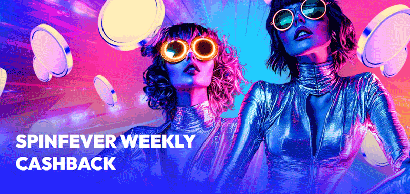 Weekly cashback - up 15% returned of all losses Weekly cashback - up 15% returned of all losses