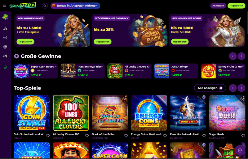 SpinMama Casino Deutschland
