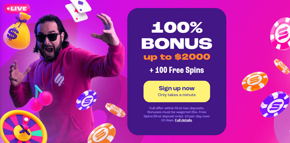 Spinz Casino Review - Grab $2,000 Bonus + 100 Free Spins