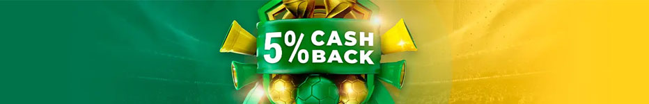 Qbet Sports Cashback – 5% instant cashback on all bets