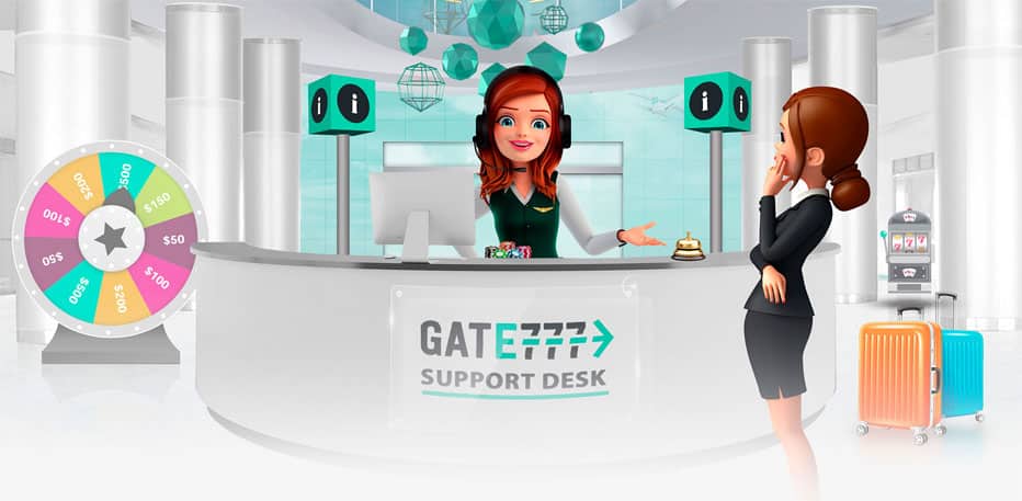 chat en vivo con el equipo de atención al cliente en Gate 777 casino
