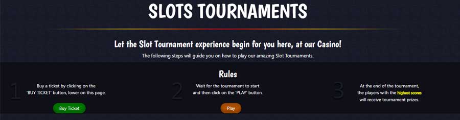 SweepSlots Tournaments