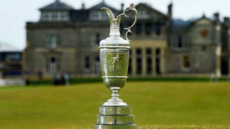 The claret jug O campeonato aberto de golfe 