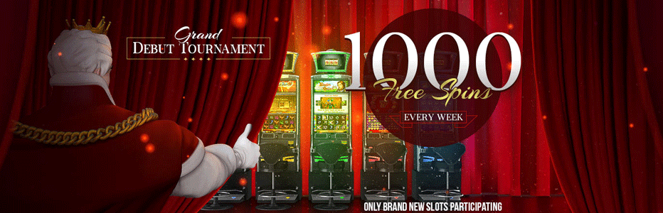 Join the King Billy Grand Debut Tournament and win a share of 1000 free spins!