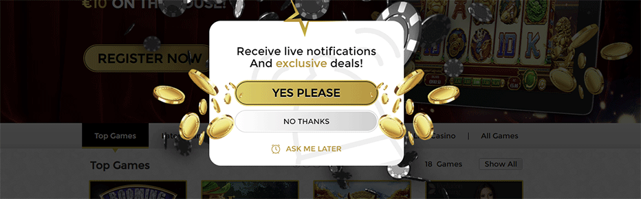 unique casino news notifications bonuses