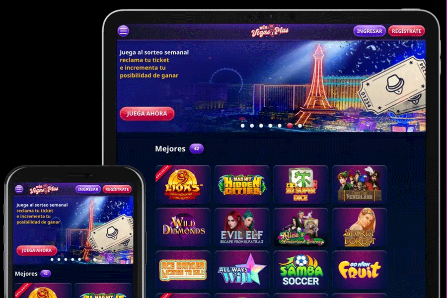 Mobile casino at VegasPlus