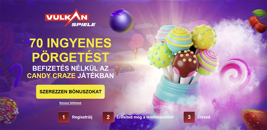 vulkanspiele befizetés nélküli bónusz