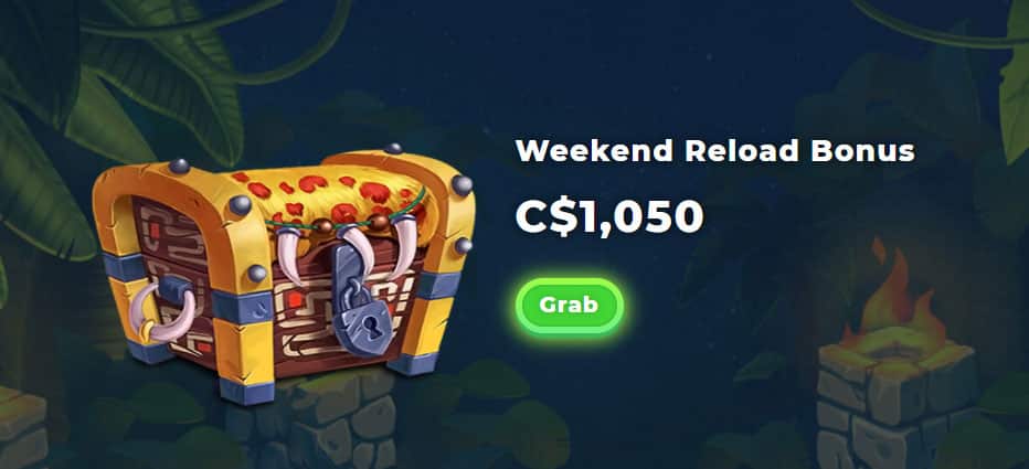 wazamba bonus reload live casino cashback