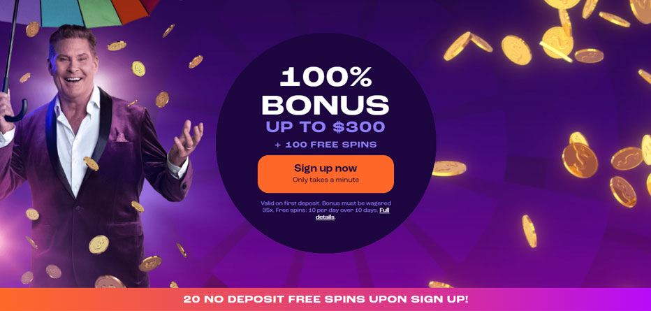 Wheelz Casino Welcome Bonus - 100% Up To C$300 + 100 Free Spins