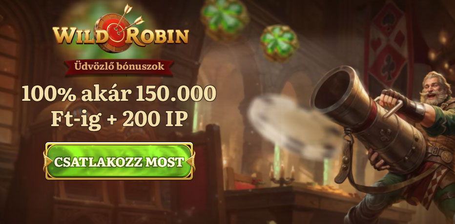 wild robin kaszino bonusz