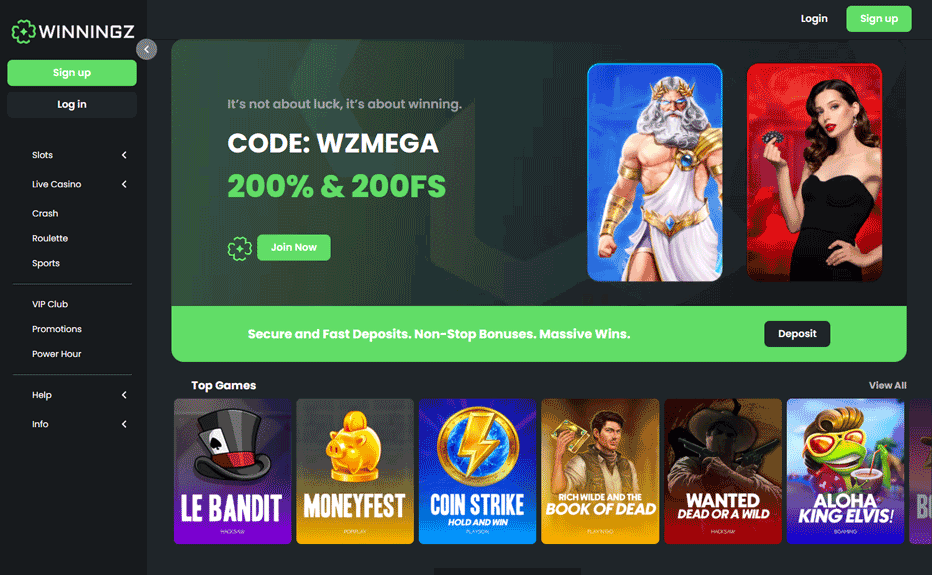 Winningz casino review - should I use the exclusive bonus code? Winningz casino review - should I use the exclusive bonus code?