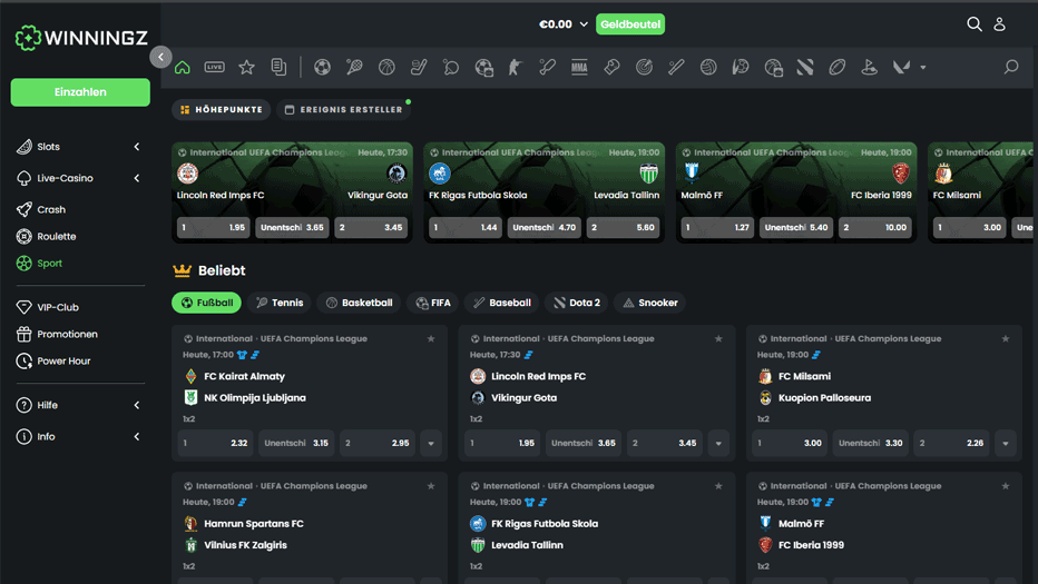 Sportwetten – Live-Wetten & E-Sports inklusive Sportwetten – Live-Wetten & E-Sports inklusive