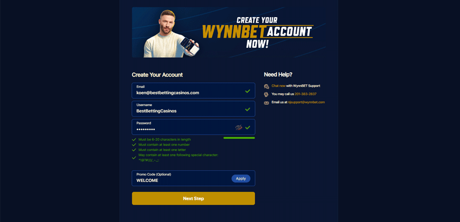 How to Redeem your WynnBet NJ Promo Code