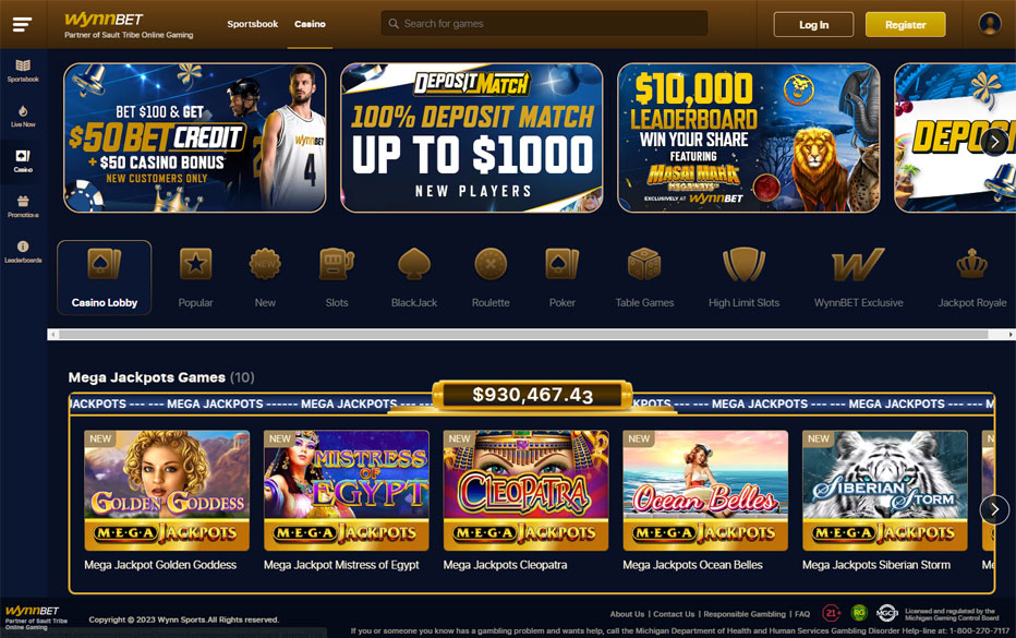 WynnBet Online Casino Michigan